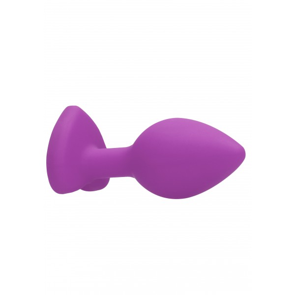 Plug Juwel Anal Silikon Heart Violet 6 x 2.8 cm