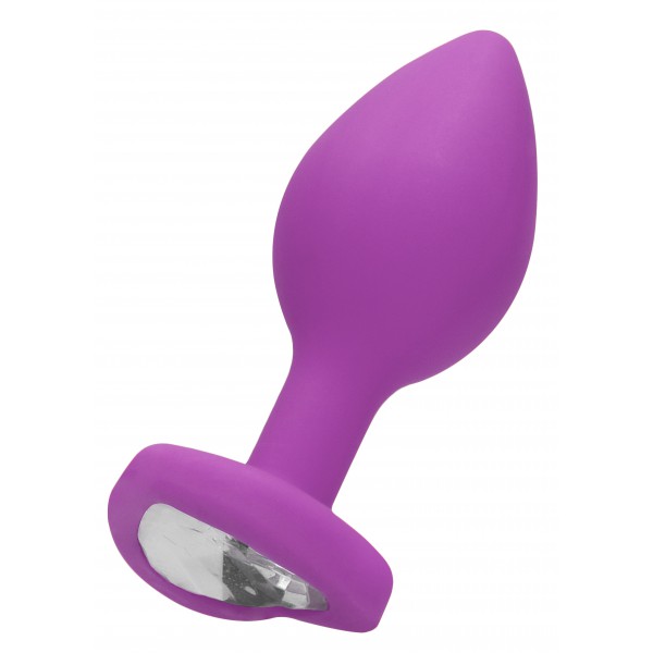 Plug Bijou Anal Heart Violet 6 x 2,8 cm