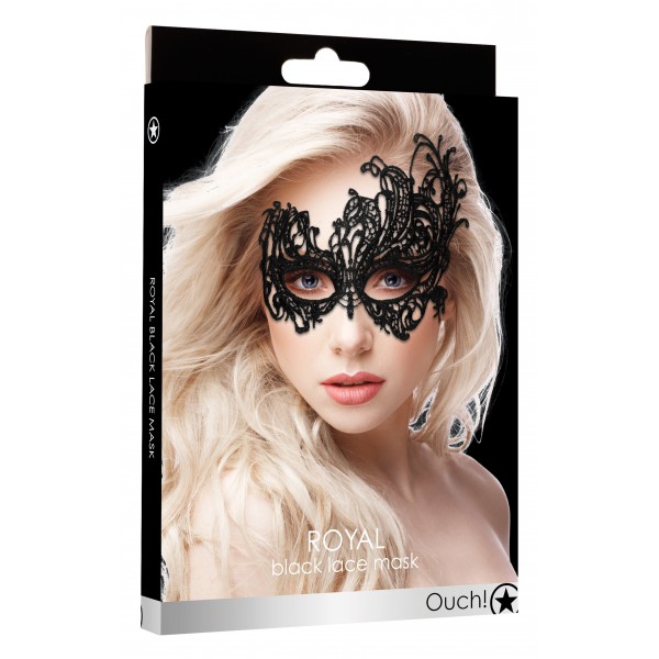 Royal Lace Mask Schwarz