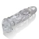 Butch Penis Sleeve 20 x 5.5cm Clear