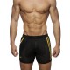 Rocky Long Shorts Black and Yellow