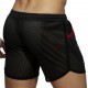 Rocky Long Shorts Black and Red