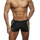 Pocket Rocky Shorts Black-Yellow