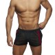 Pocket Rocky Shorts Black-Red