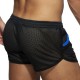 Pocket Rocky Shorts Black-Blue