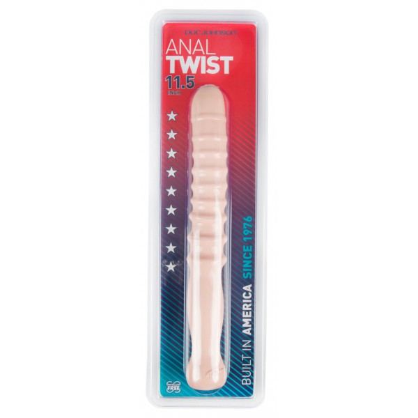 Dildo with Anal Twist handle 17 x 3.5cm