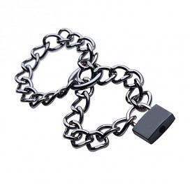 Triune Metal Chain Handcuffs