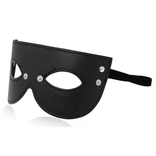 Maske Augenpflaster schwarz