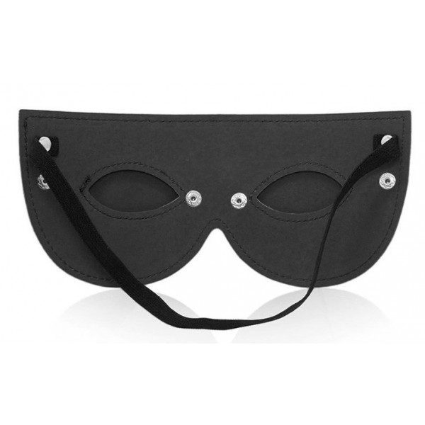 Maske Augenpflaster schwarz