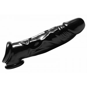 Master Series Funda para el pene 21 x 5cm Negro