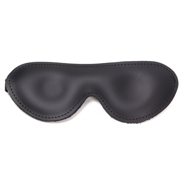 Maschera deluxe in pelle nera