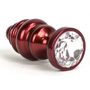 Kiotos Juwel Anal Alloy 6.5 x 3 cm Rot