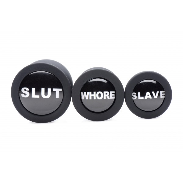 Dirty Words 3 plugs kit