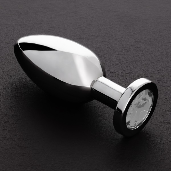 Anal-Juwelen-Plug Butty L 9 x 3.8cm Transparent