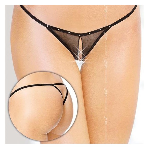 Klara Open Thong - Black