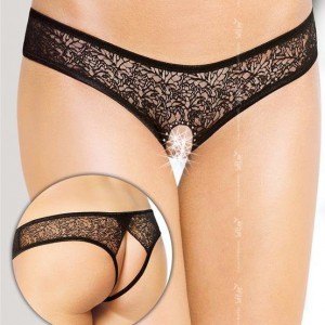 Softline Tanga abierto ROSITA - Negro