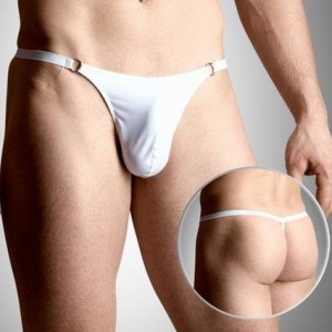 Softline Mens thongs 4487 - white SL