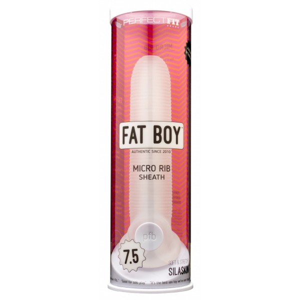FAT BOY Micro Rib Penishülle 19 cm