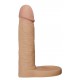 Double Dildo Cockring - 12.5 x 2.9 cm Flesh