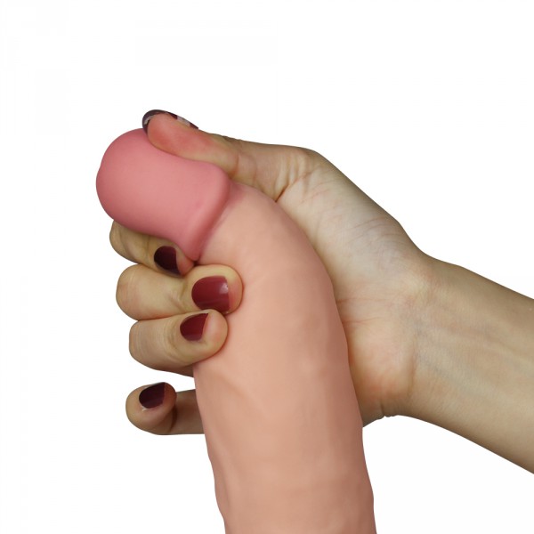 Ultra Soft vibrating dildo 16 x 4.5 cm