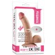 Ultra Zachte Dikke vibrerende dildo 17 x 4,5 cm