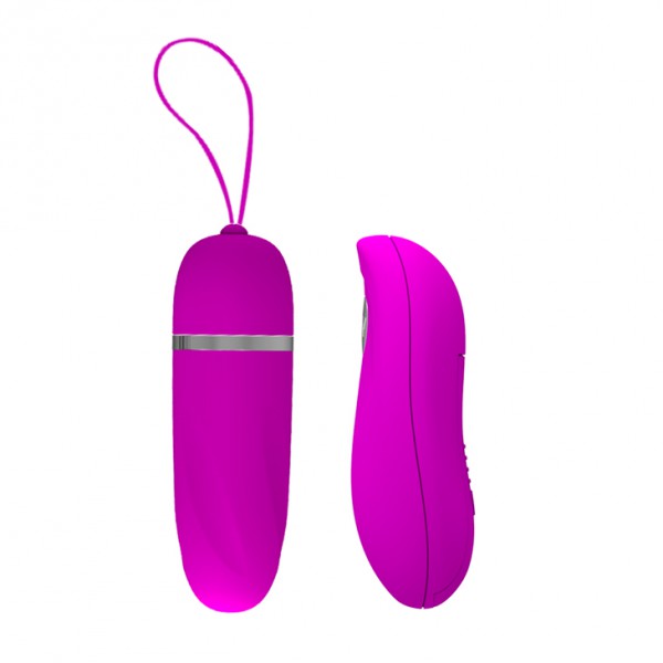 Debby Purple Wireless Vibrating Egg - 8.5 x 2.8 cm