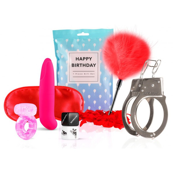 Caja de 7 juguetes sexuales para el feliz cumpleaños