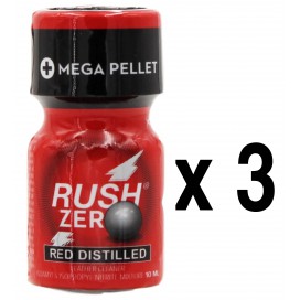 RUSH ZERO Red Distilled 10ml x3
