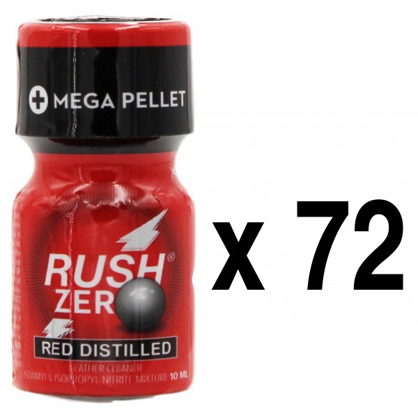  RUSH ZERO Rojo Destilado 10mL x72