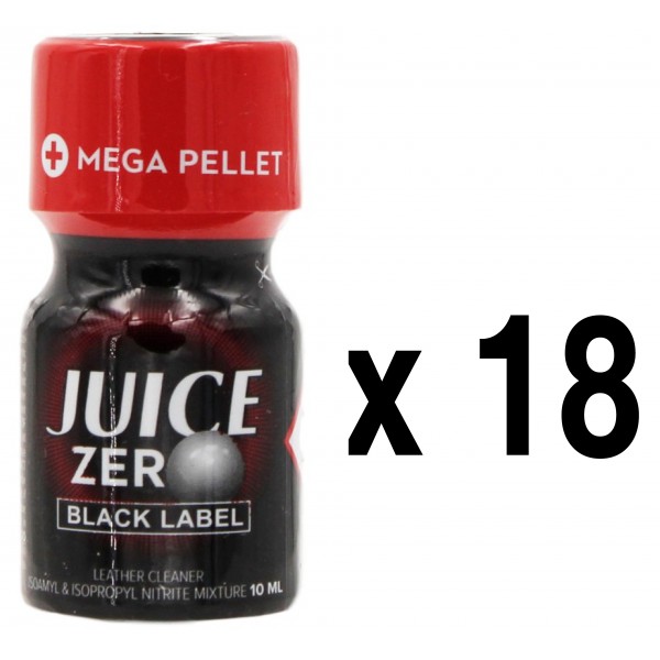  JUICE ZERO Etichetta Nera 10mL x18