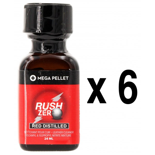  RUSH ZERO Rosso Distillato 24mL x6