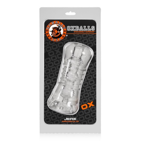 Jerk Oxballs transparenter Masturbator