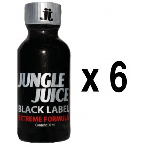 Locker Room Jungle Sap Zwart Label 30ml x6