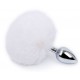 Bunny Tail Plug 6 x 2.7 cm White