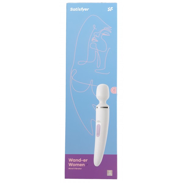 Wand-er Women White Massager - Cabeça 78mm