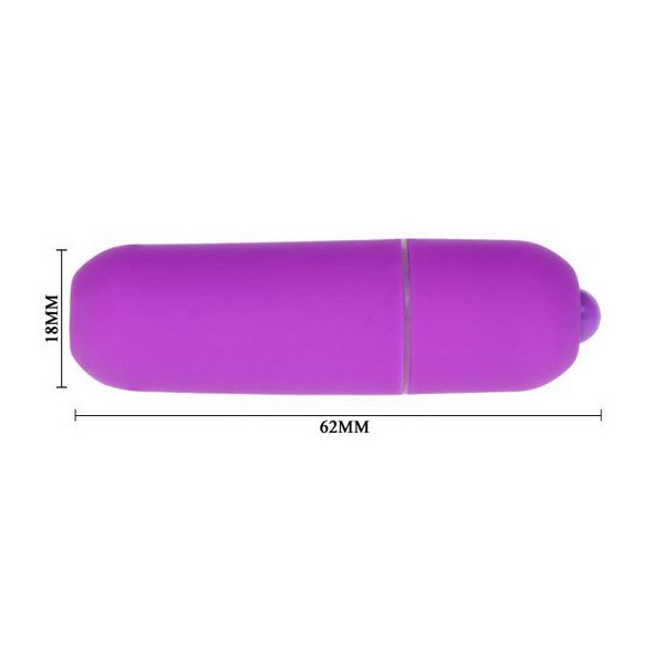 Mini Vibro 10 functions 6cm Purple