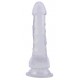 Transparent Hi-Rubber Dildo 14 x 3.6 cm