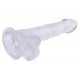 Transparante Hi-Rubber Dildo 14 x 3.6 cm