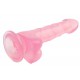 Roze Hi-Rubber Dildo 14 x 3,6 cm