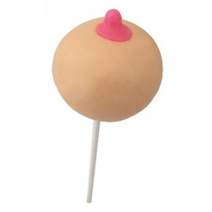 Spencer & Fleeetwood Bonbon Lollipop Brust mit Erdbeergeschmack 58g