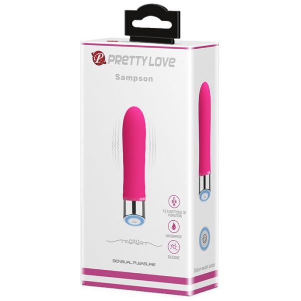 Sampson Vibro 12 x 2,7 cm Rosa