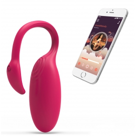 Magic Motion Huevo vibrador Flamingo con mando a distancia 7,2 x 3 cm