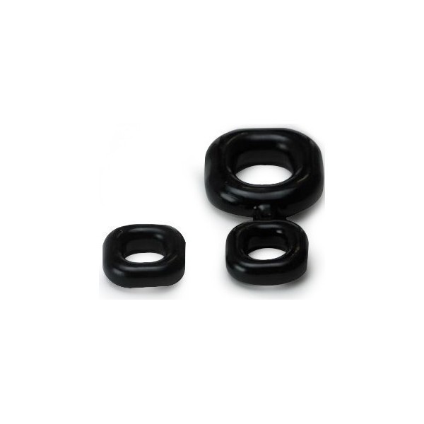 Boner Cockring and Ballstretcher Kit black