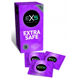EXS Preservativos espessos extra seguros x12