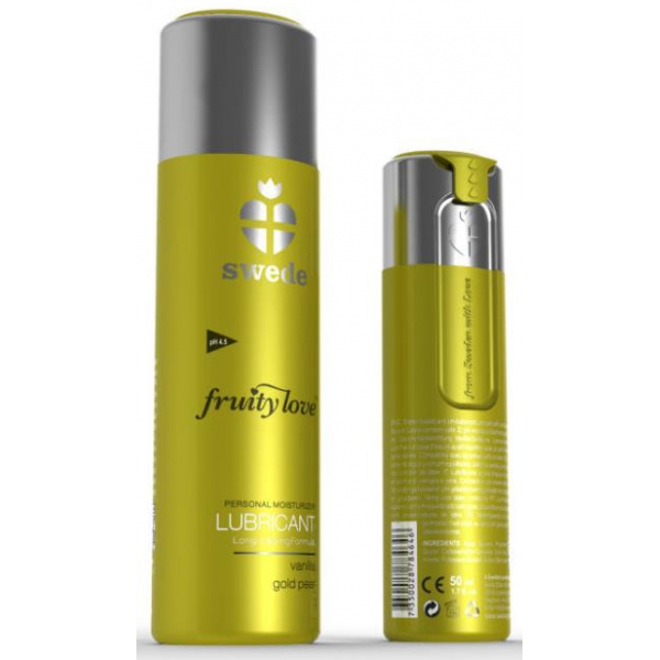 FRUITY LOVE Lubricante con sabor a vainilla y pera 100 ml