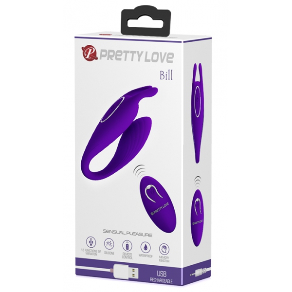 Klitoris-Stimulator Bill Pretty Love 10 x 3.3 cm Violett