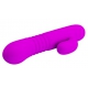 Vibro Rabbit avec poussée LEOPOLD Pretty Love 11 x 3 cm Violet