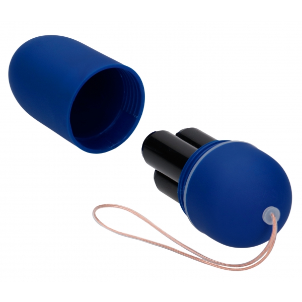 Huevo vibrador inalámbrico Splash 8 x 3,4 cm Azul