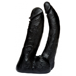 Doc Johnson Vac-U-Lock Dildo a doppia penetrazione 14 x 7,5 cm nero