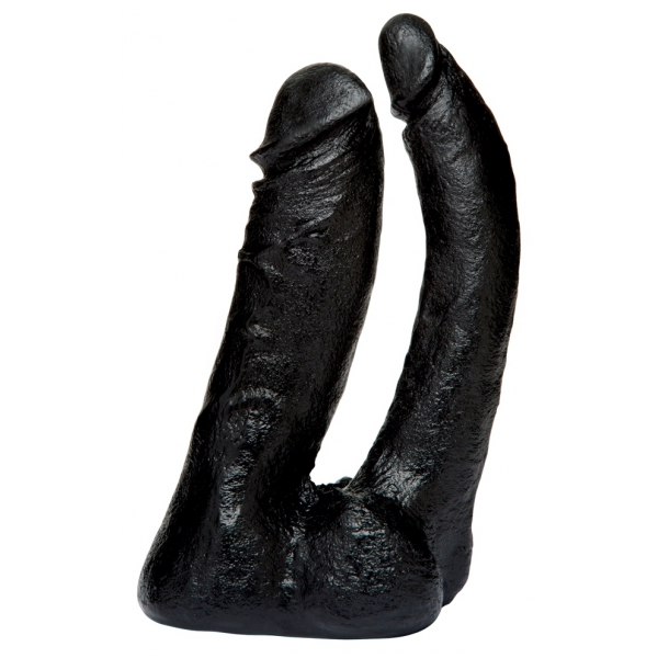 Vac-U-Lock Dildo a doppia penetrazione 14 x 7,5 cm nero